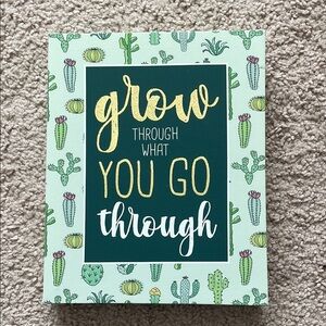 Inspirational Cactus Canvas Art